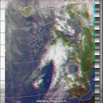 NOAA 18 MCIR-anaglyph